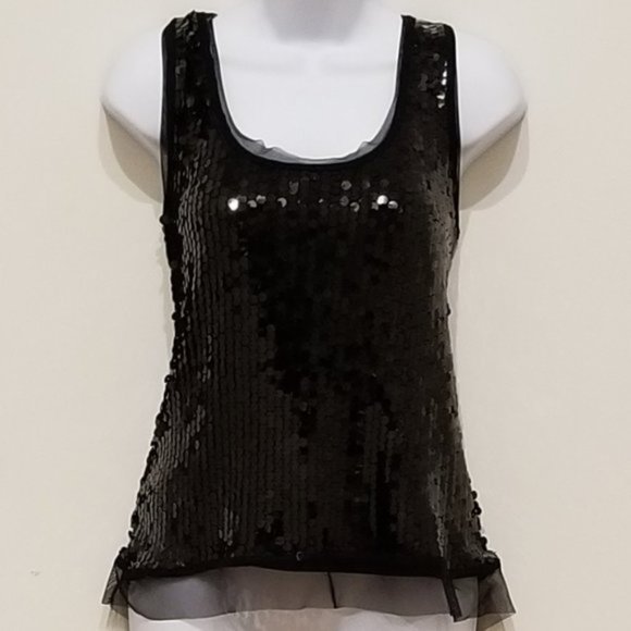 Charlotte Russe Tops - Sequined Tank Top